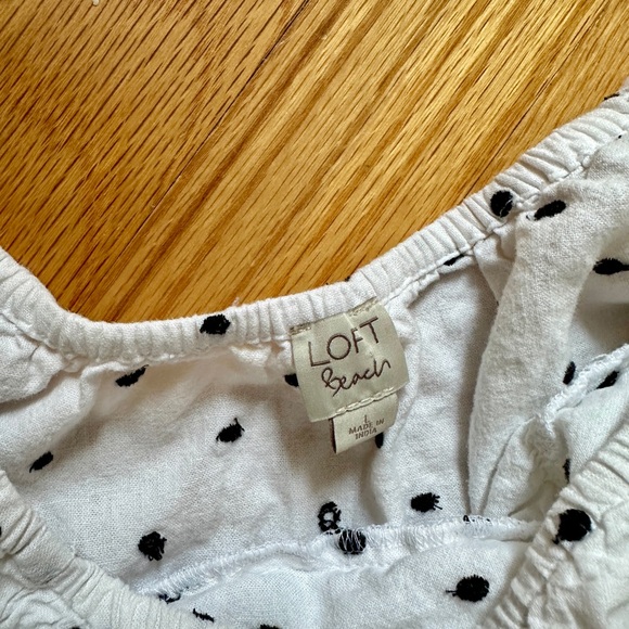LOFT Beach polka dot cover up - Picture 2 of 2